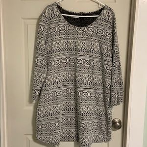 Maurice’s printed sweater dress size 3x